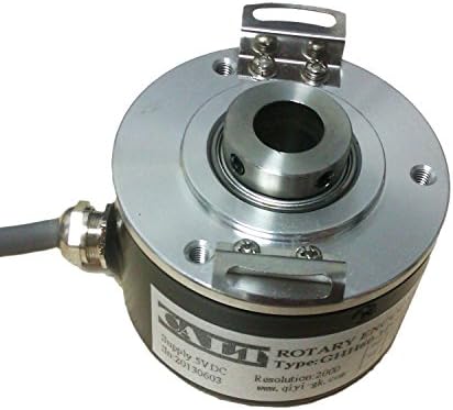 60mm Outer Diameter 10mm Aperture Hollow Shaft Rotary Encoder 5VDC line Drive Output Line Driver Output 1024 P/R
