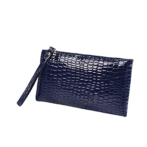 PINYUE Damen Leder Clutch Handtasche Tasche Coin Purse Wristlet Purse Wallet Kleine Clutch Bag Cover