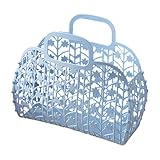 Generico Geldumtausch für niedrig tragbar Fashion | Abnehmbare Mehrzweck-Strandtasche und Einkaufstasche | Wiederverwendbare Mädchen im Freien, blau, riferimento alla descrizione