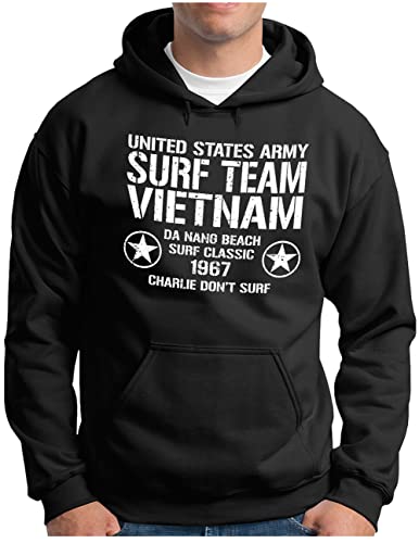 Sweat à capuche Homme OM3 Surf Team Vietnam Da Nang Beach 1967 Taille S à 4XL