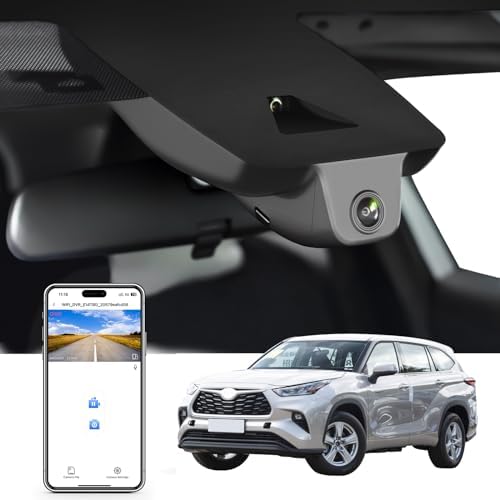 Amazon.com: Mangoal 4K Dash Cam Custom fit for Toyota Highlander ...