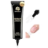 UNA GELLA Gel Nail Glue, Solid Nails Gl ue Gel 40g...