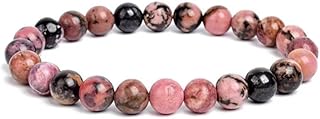Joyas Minerales Bracelet en Pierres Naturelles 100% Authentiques - Perles Élastiques - Confort et Élégance | Fil Coréen et Écrin à Bijou Inclus