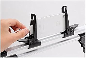 AFUNTA Tablet Stand, Adjustable Portable Foldable Phone Holder for Floor Desk Sofa Bed, Compatible iPad 2 3 4 5 Samsung Iphone6-16 Plus, Car, Bedroom, Kitchen, Office