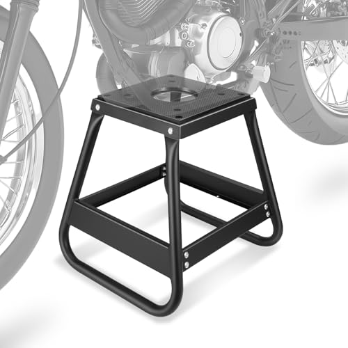 Auto Dynsty Dirt Bike Stand, Heavy Duty Detachable Anti Slip Dirtbike Stand Jack, Universal Motorcycle Stand Maintenance for Most Motorcycle Dirt Bike (Black)