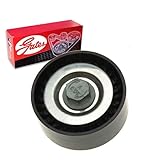 Gates Lower DriveAlign Drive Belt Idler Pulley compatible with Jeep Patriot 2.0L 2.4L L4 2013-2017