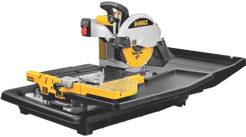 DEWALT Wet Tile Saw, 10-Inch, 1.5-HP (D24000)
