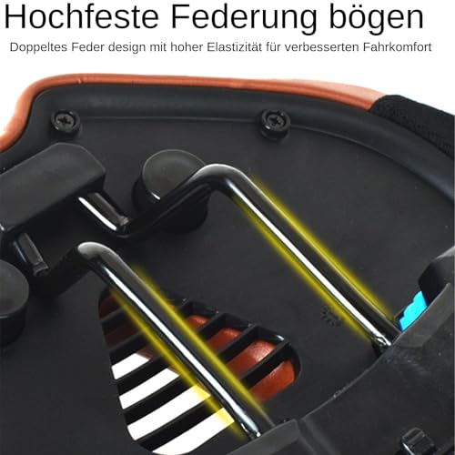 Selle de vélo contre les douleurs de fesses : grand siège étanche rembourré - 7