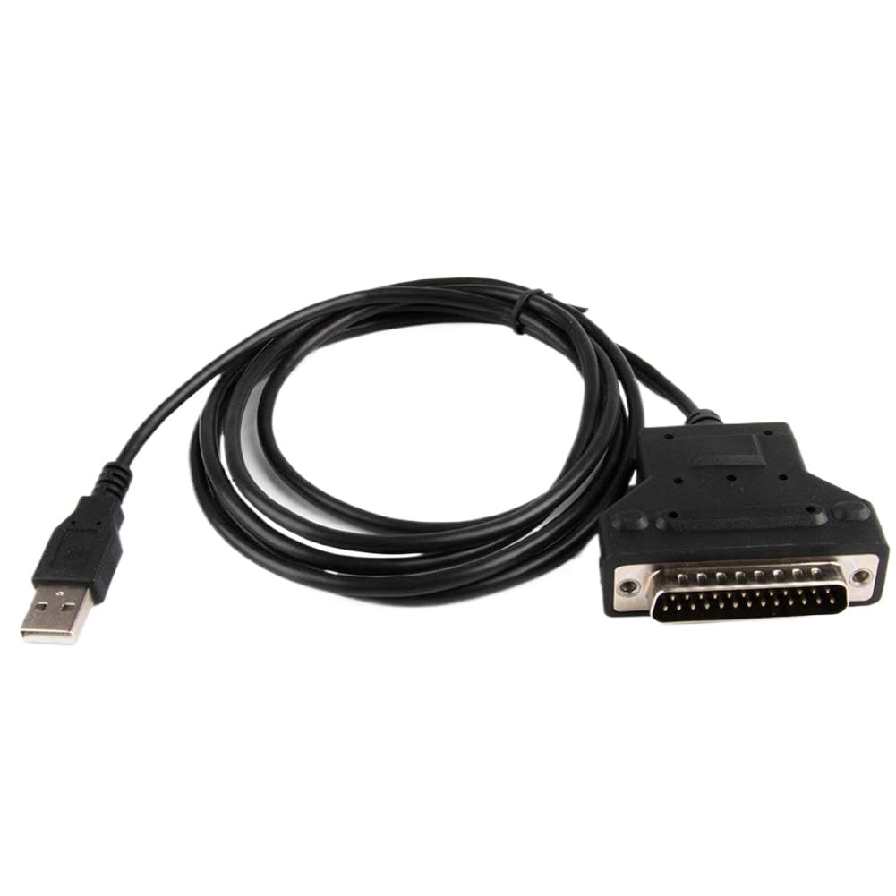 Adaptador Serie USB a DB25 Macho RS232 CP2102 Compatible con Impresora térmica Silabs