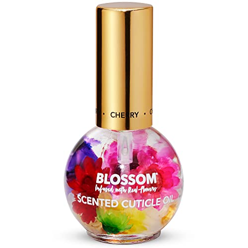 Blossom Hydrating, Moisturizing, Strengthening, Scented Cuticle Oil, Infused With Real Flowers, Made In Usa, 0.42 Fl. Oz, Cherry #TOP26