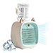 Imagen de Hogar Mini ventilador enfriador de aire Carga USB de 3 velocidades Mini ventilador de aire acondicionado Enfriamiento personal silencioso lindo con tanque de agua de 270 ml Escritorio-