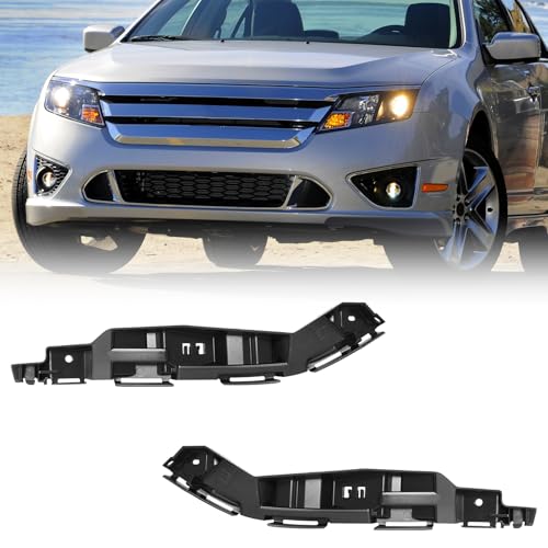 BXZ Front Bumper Cover Support Bracket Retainer Reinforcement Pair For Ford Fusion 2010 2011 2012