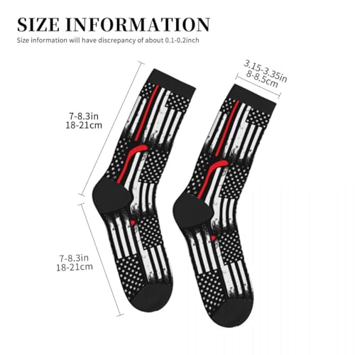 Image of Men Women Casual Cool Cute Crazy Funny Athletic Sport Novelty Graphic Crew Socks