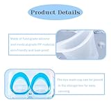 Portable Silicone Eye Wash Cup Set Reusable Eye Care Tool for Quick Relief of Tired Eyes Removal of Makeup Dust Irritants Eye Bath Kit for Daily Hygiene Refreshment (Colourful, 4 Pcs) - Image 4