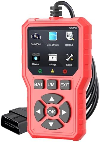 Wired Car OBD2 Scanner,Plug and Play Code Reader, Engine Fault Co...