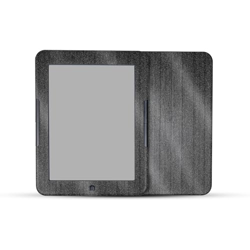 Glossy Glitter Tablet Skin Compatible with Barnes & Noble Nook GlowLight 4 (2021) - Black Wood - Premium 3M Vinyl Protective Wrap Decal Cover - Easy to Apply | Crafted in The USA by MightySkins