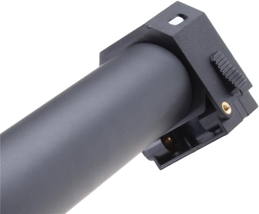 Injection Mold Plastic Shoulder Stock Kits for Nerf Elite Modulus Series and Worker Blasters Toy (Black Red L Style)