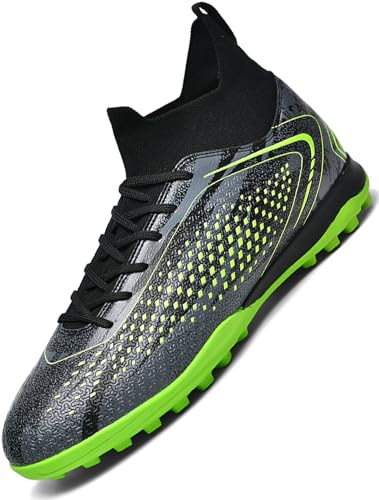 Donbest Botas de Fútbol Niño Zapatos de Fútbol Altos para Césped Artificial Natural e Indoor Zapatillas de Fútbol con Tacos Antideslizantes,Black,EU36 Donbest Botas de Fútbol Niño Zapatos de Fútbol Altos para Césped Artificial Natural e Indoor Zapatillas de Fútbol con Tacos Antideslizantes,Black,EU36