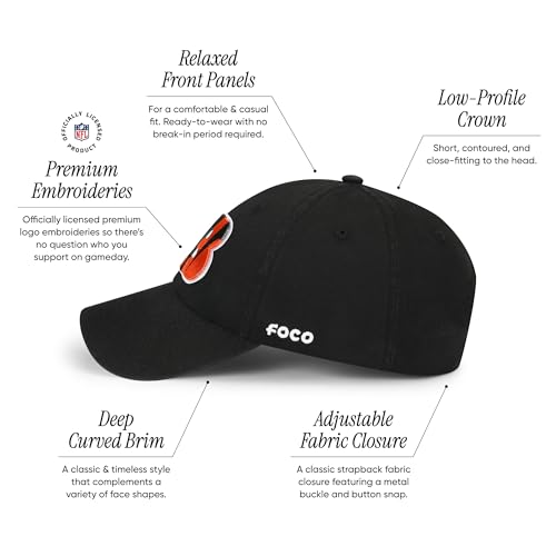 Image of FOCO NFL Mens NFL Team Logo Casual Hat Caps