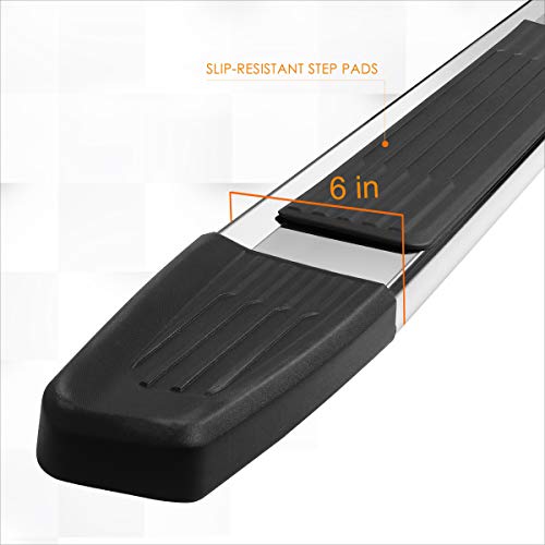 6 Inch Running Boards/Side Steps/Nerf Bars Compatible With Dodge Ram Extended/Quad Cab 09-22 #TOP2