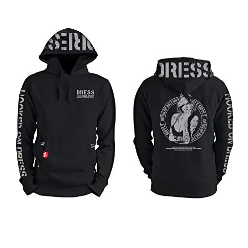 ガール プルオーバーパーカーL, ブラック