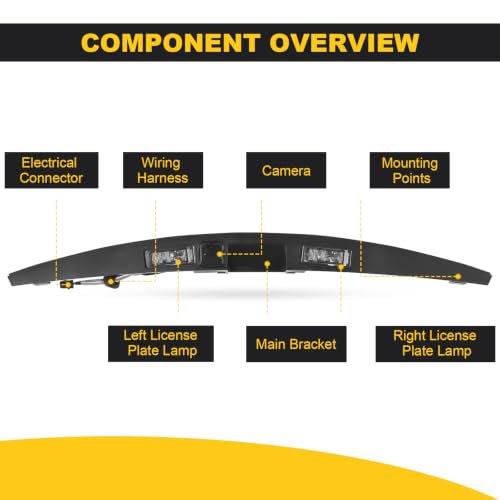 Rear Trunk Lamp Carrier Trim License Frame Light Compatible with Impala by RALBDX - Used condition - Image 7