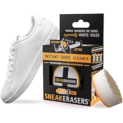 SneakERASERS Instant Sneaker Cleaner Sponge, Effective Shoe Cleaning for White Sneakers, Tennis Shoes -