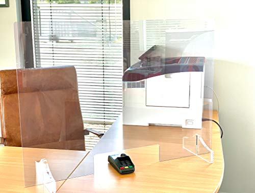 Ecran de protection en PVC transparent haute densité 900x645mm