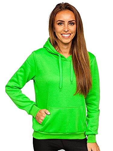 BOLF Damen Kapuzenpullover Hoodie Sweatshirt mit Kapuze Pullover Pulli...