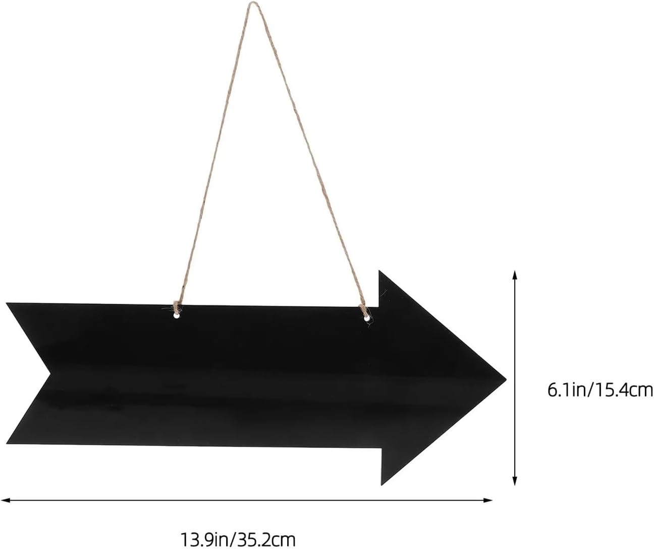 Chalkboard Hanging Signs 9 Pcs Double Sided Black Acrylic Hanging Chalkboard Sign Decorative DIY Writable