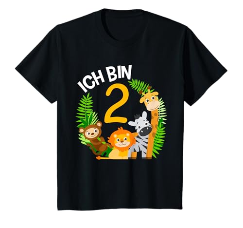 2. Geburtstag Kindergeburtstag Zweiter Geburtstag Dschungel T-Shirt