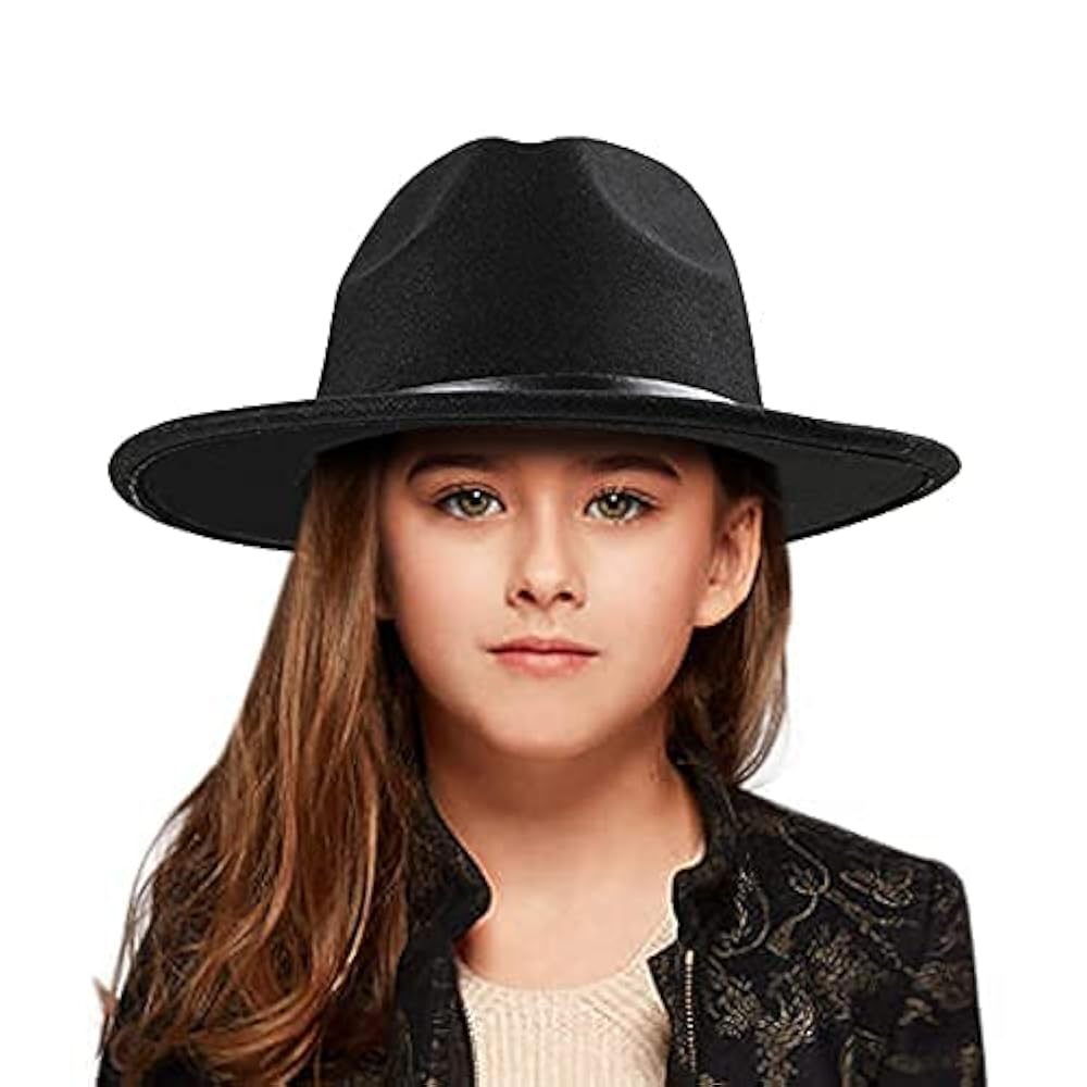 2 Sombreros Fedora Mujer Ala Ancha | Panamá Fieltro Hebilla | Talla Única Ajustable