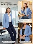 Beninos Womens Casual Long Sleeve Blazer Jackets with No Button