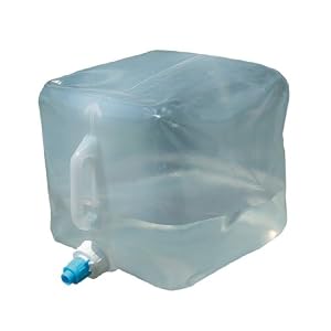High Peak Unisex vandtank foldbar 15 l Wassertank, durchsichtig, 25 x 12 cm EU