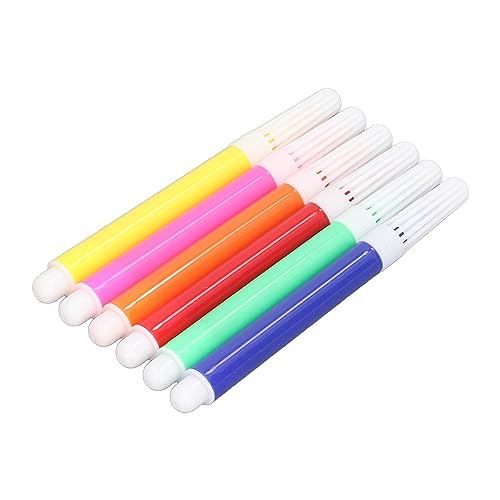 KIMISS 6Pcs Acrylic Paint Marker Pen Set Water Based for Doodle Printer Consumable Accessories 6Pcs Acrylic Paint - Thumbnail 4