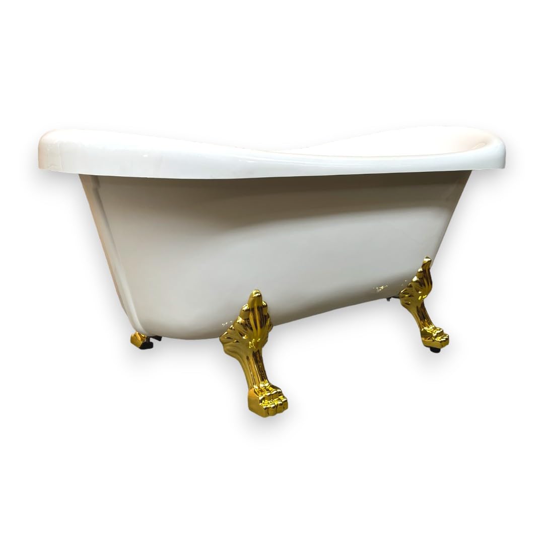 VASCA DA BAGNO INSTALLAZIONE LIBERA EPOCA RETRÓ Margherita Piedi Oro 170x80 cm