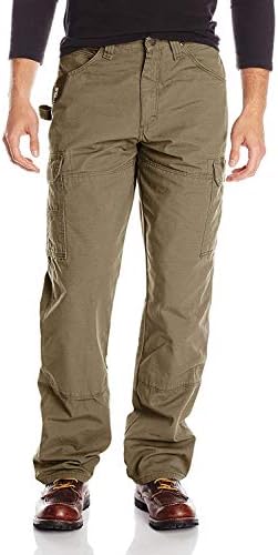 Wrangler Riggs Workwear mens Ranger work utility pants, Bark, 42W x 30L US