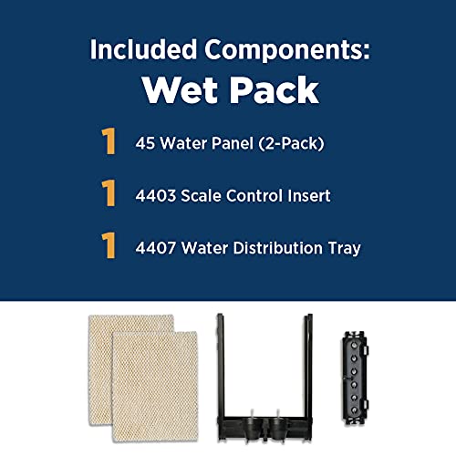Aprilaire 4788 Humidifier Maintenance Kit With Water Panel Model No. 45 Humidifier Replacement Filter For Aprilaire Whole Home Humidifier Models: 400, 400A, 400M #TOP3