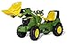 Produktbild Rolly Toys Trettraktor rollyFarmtrac Premium John Deere 7R 730032 (inkl. rollyTrac Lader, ab 3 Jahre, längen-und höhenverstellbarer Sitz, Flüsterlaufreifen), grün