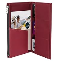 WANDERINGS Reißverschluss-Etui Kartenhüllen-Halter Reisejournal Zubehör Für Nachfüllbare Reisejournale In Regulärer Größe - 21x11 cm - 100% Baumwollgewebe Planer Zubehör Für Standard-Notizbücher