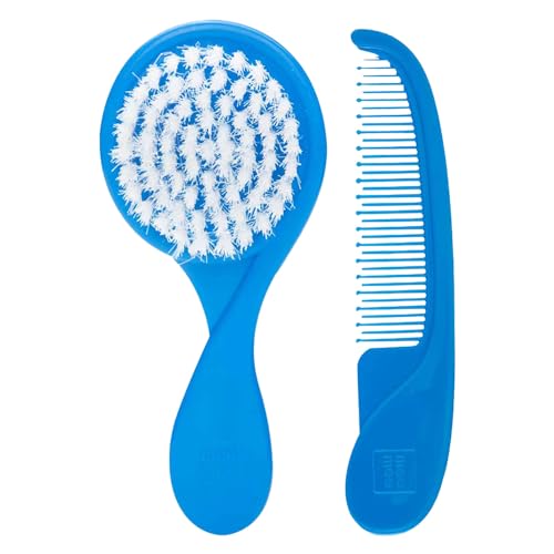 Mee Mee Comb and Brush Set (Premium, Blue)