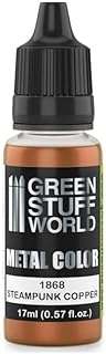 Green Stuff World - Metallic Paint Steampunk Copper 1868 for Models and Miniatures