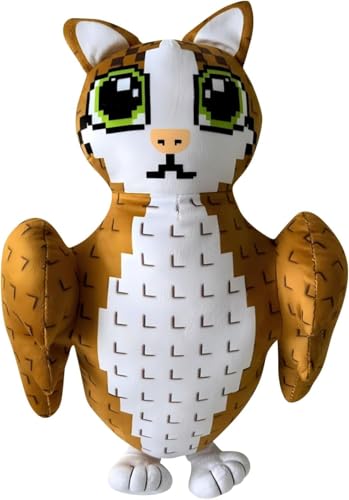 AVZYARDY Muñeco de Peluche Meowl de Brainrot Rosa - Suave