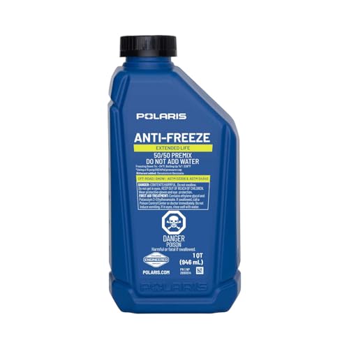 Polaris 50/50 Premix Extended Life Antifreeze, Snow and ORV, 1 Qt - 2880514