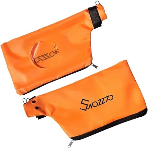 2 PCS Large Capacity Miter Saw Scraps Collector Bag with PVC Transparent Window,Universal Collector Bag for 255 Miter Saw, Scraps Collector Bags for Collecting Wood Chips,Particles from Miter Saws Cover