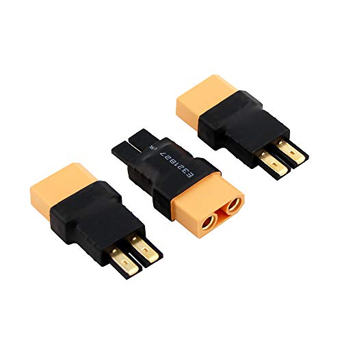 OliRC 3 pièces sans Fil connecteur: XT90 Femelle à mâle Traxxas TRX Prise Adaptateur (C46-3) Cover