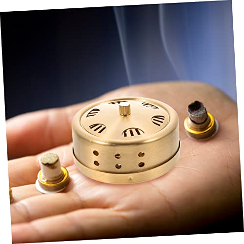 2 unidades Caja para moxibustión sin humo, quemador regulable de varillas de moxa, accesorio de cobre para masaje y terapia en el hogar miniatura 3