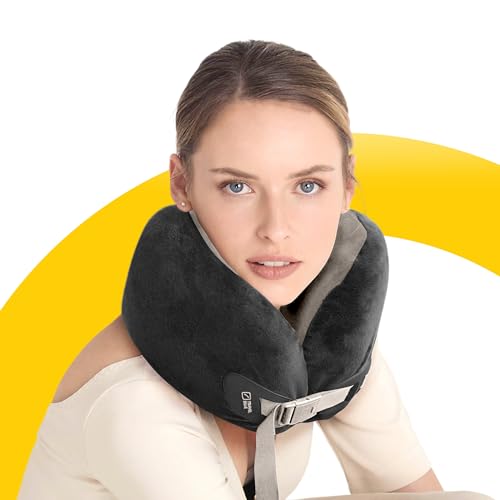Image of Travel Blue Infinity Travel Ergonomic Neck Pillow Enjoy uninterrupted Sleep with 360-degree Support with Luxurious Hypoallergenic Material Pillow (Grey)