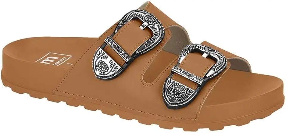 Sandália Feminina Moleca com Fivela Tamanco 5436.402 Chinelo Papete - Original