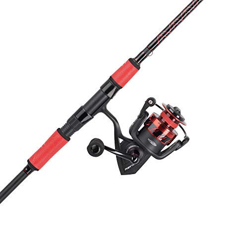 Penn 7’ Fierce Iii Le Fishing Rod And Reel Spinning Combo, 1 Piece Fishing Rod, Size 3000 Reel, Right/Left Handle Position, Suitable For Inshore Fishing #TOP1